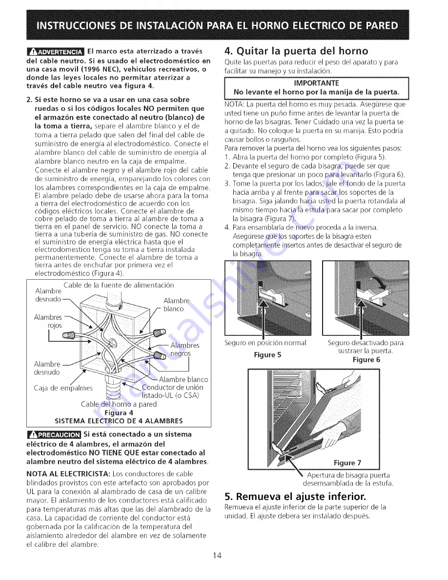 Electrolux E30EW75GPS3 Installation Instructions Manual Download Page 14