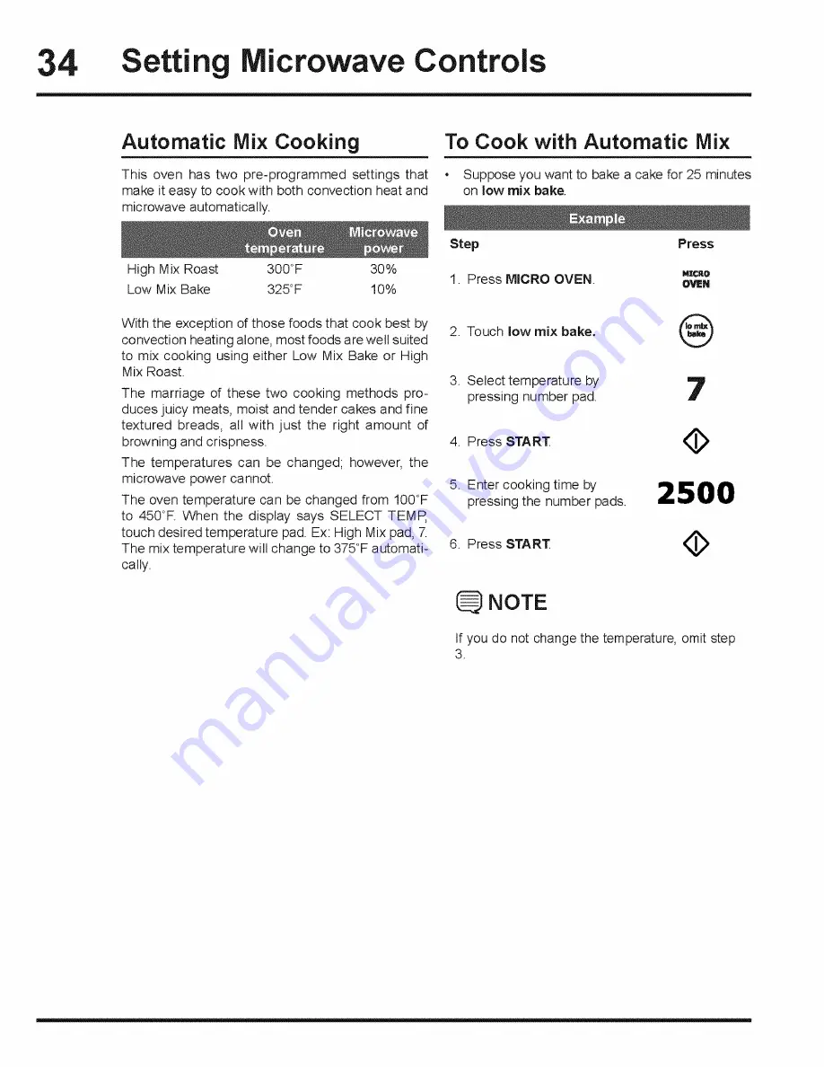 Electrolux E30MC75JPS3 Use & Care Manual Download Page 34