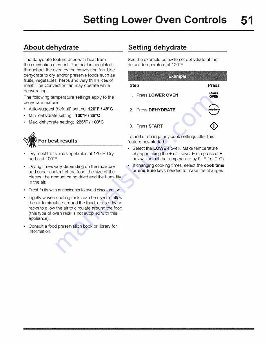 Electrolux E30MC75JPS3 Use & Care Manual Download Page 51