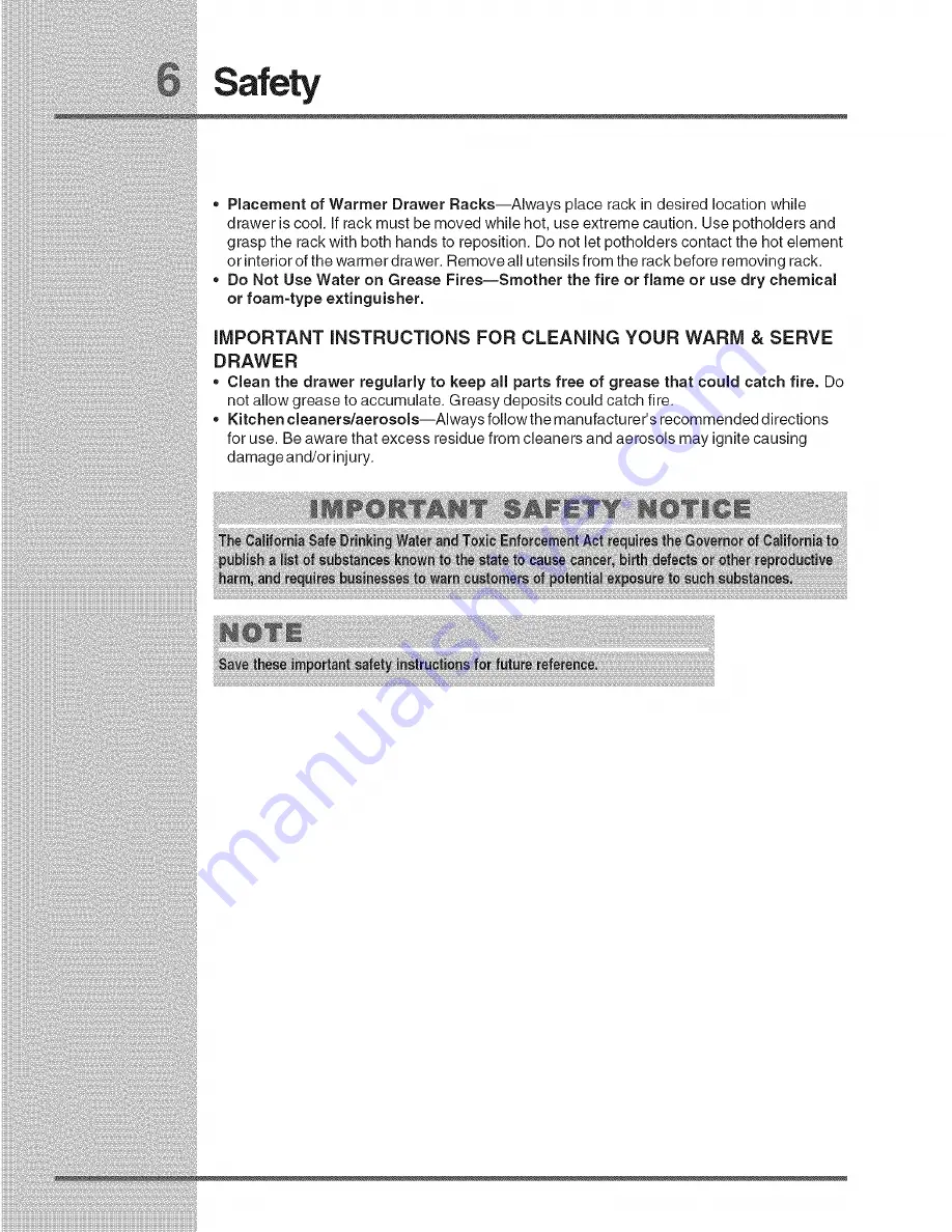 Electrolux E30WD75ESS2 Use & Care Manual Download Page 6