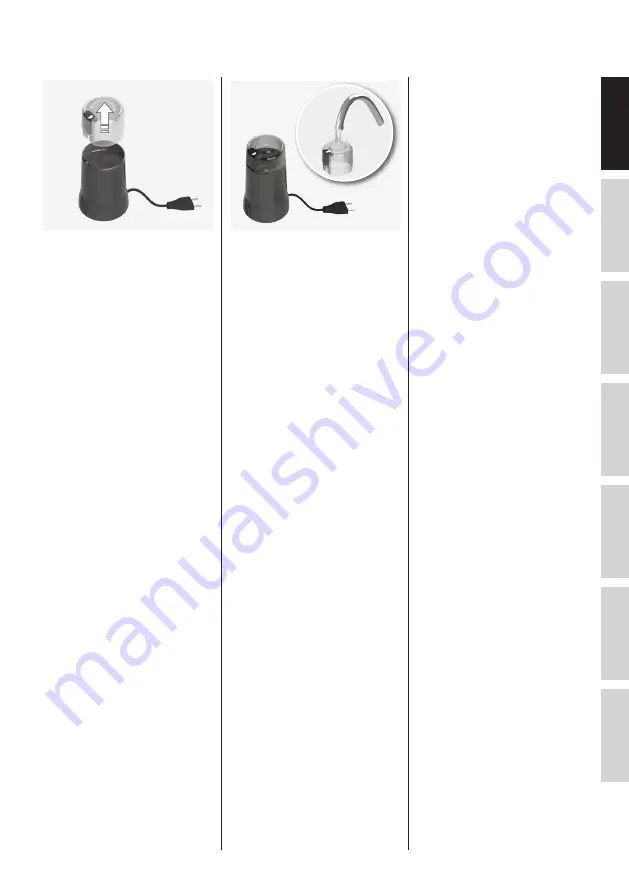 Electrolux EASYGRIND EEG100 Instruction Book Download Page 7