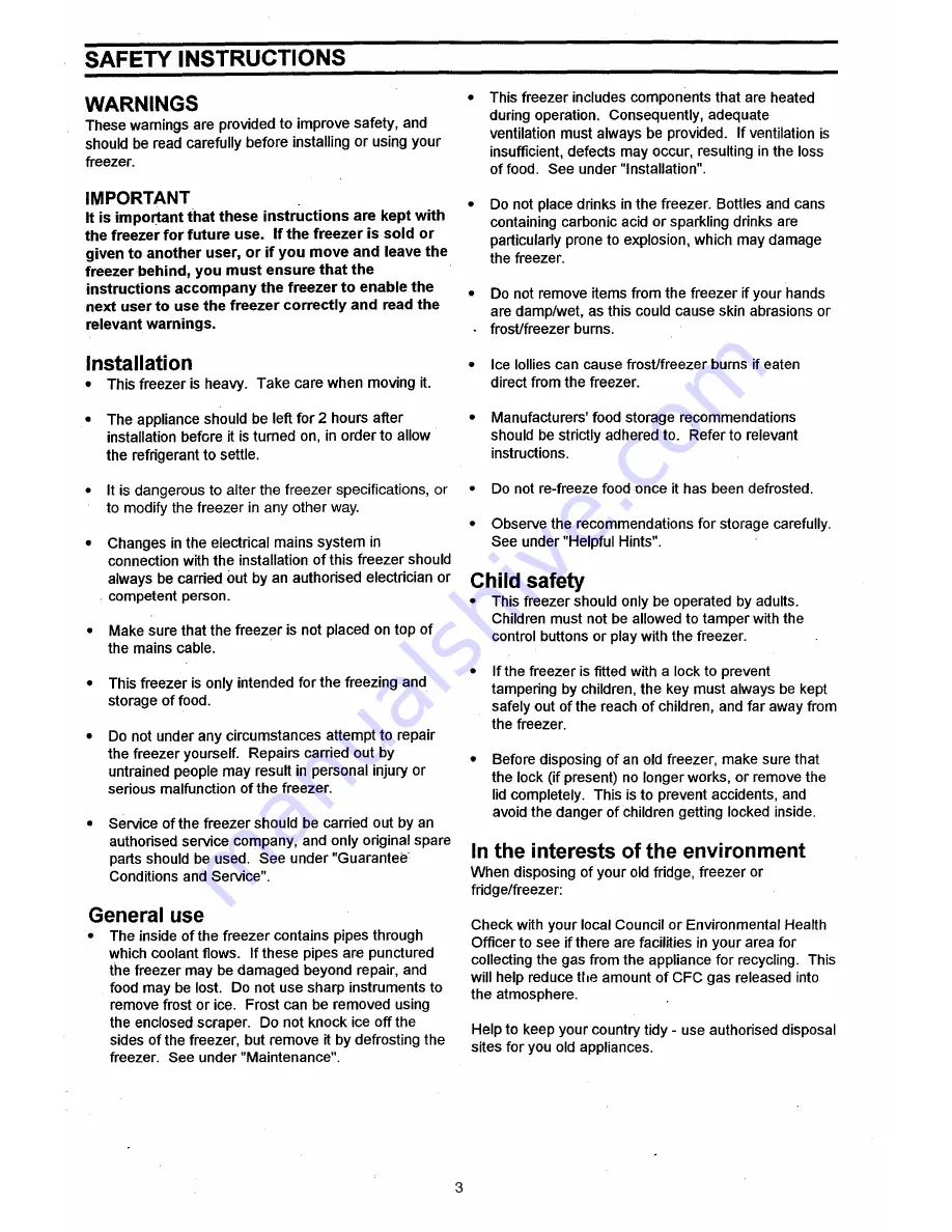 Electrolux EC6800N Installation And Instruction Manual Download Page 2