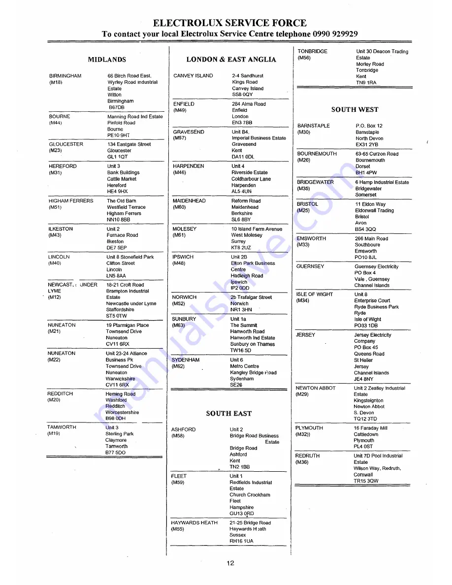 Electrolux EC6800N Installation And Instruction Manual Download Page 11