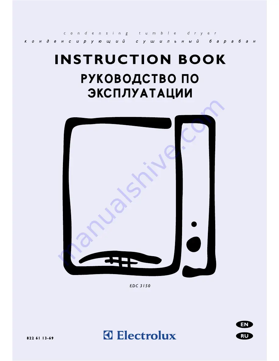 Electrolux EDC 3150 Instruction Book Download Page 1