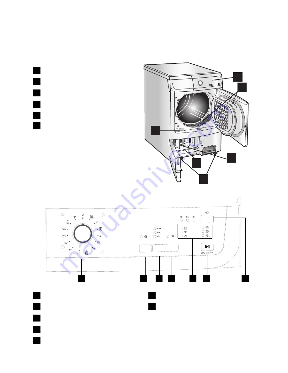 Electrolux EDC 67130W Скачать руководство пользователя страница 8