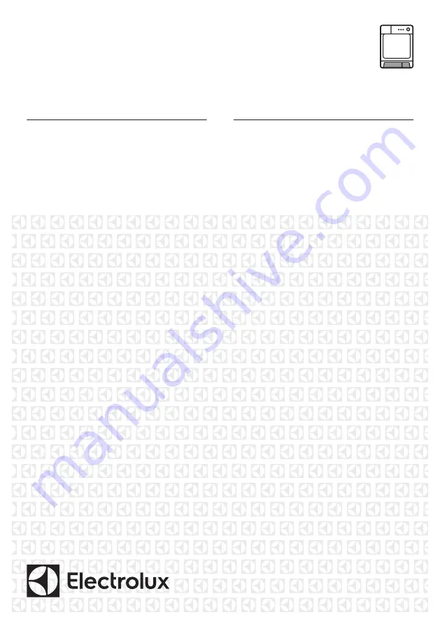 Electrolux EDC804Q5WB User Manual Download Page 1