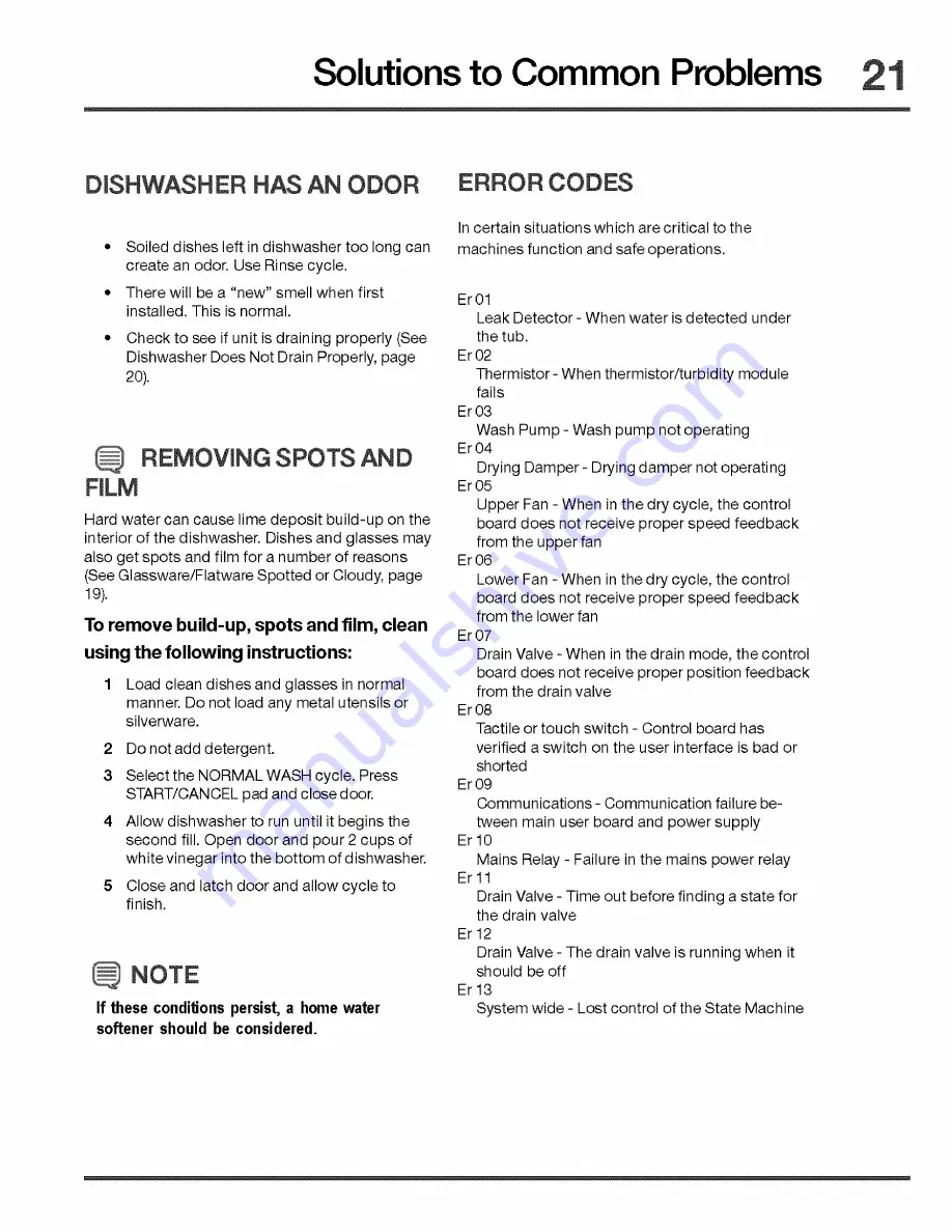 Electrolux EDW7505HSS0A Use & Care Manual Download Page 21