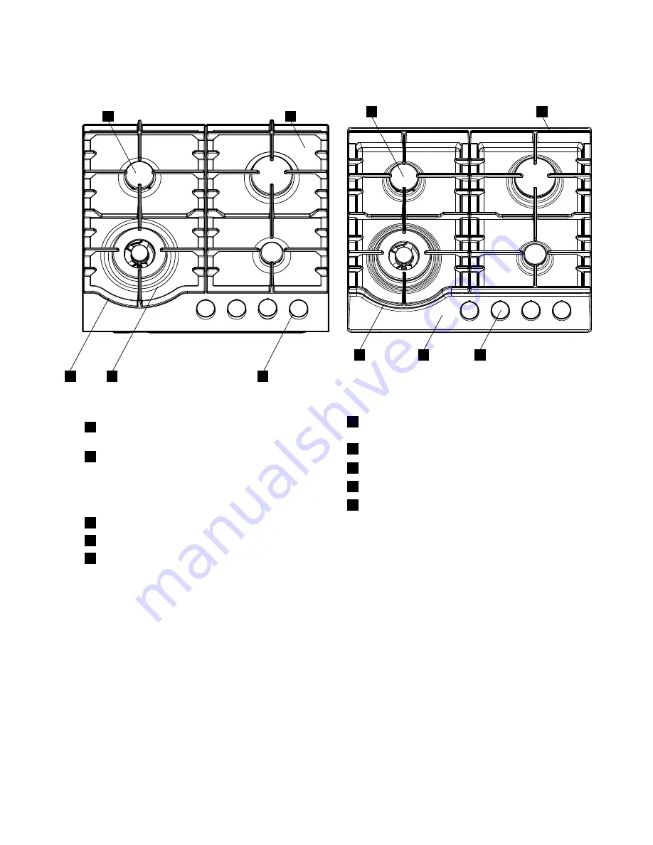 Electrolux EHG313BD User Manual Download Page 5