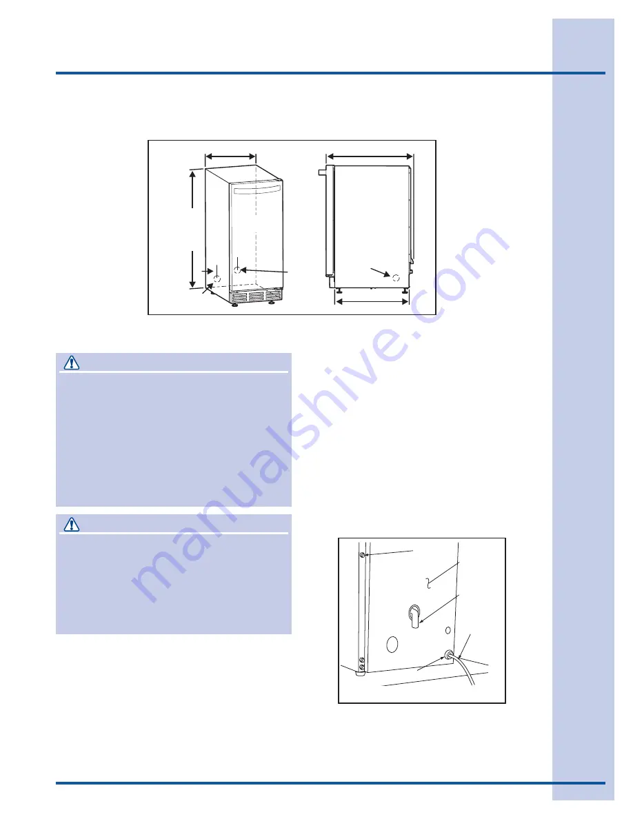 Electrolux EI15IM55GS - 15 Inch Ice Maker Скачать руководство пользователя страница 5