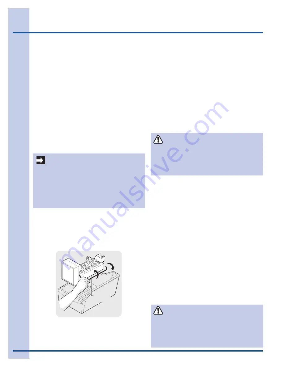 Electrolux EI23BC36I S (French) Utilisation Et L'Entretien Download Page 16