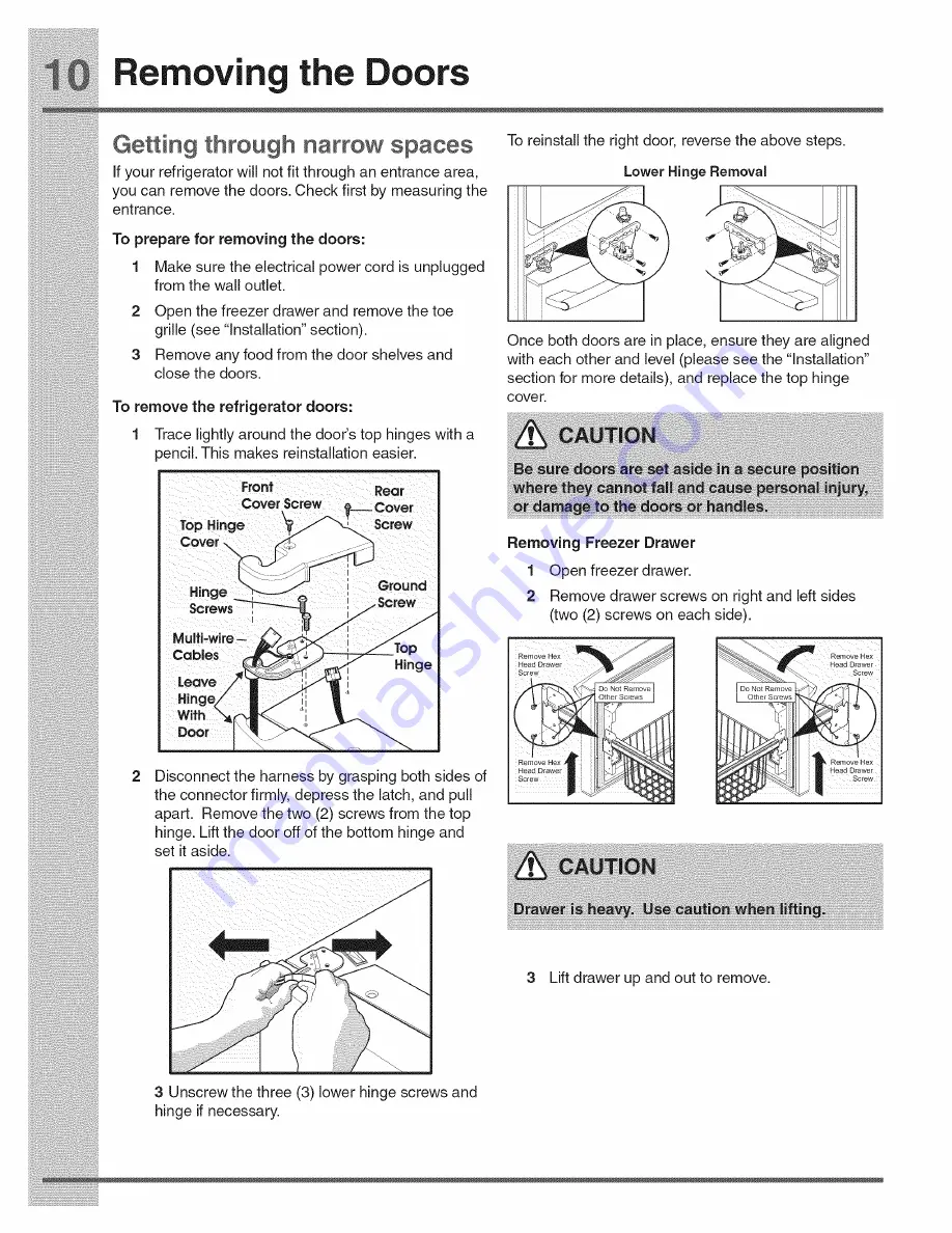 Electrolux EI23BC36IB6 Use & Care Manual Download Page 74