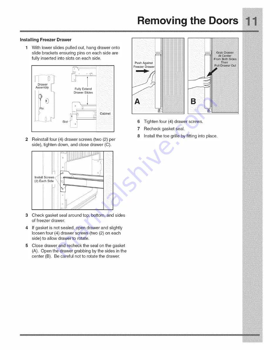 Electrolux EI23BC36IB6 Use & Care Manual Download Page 107