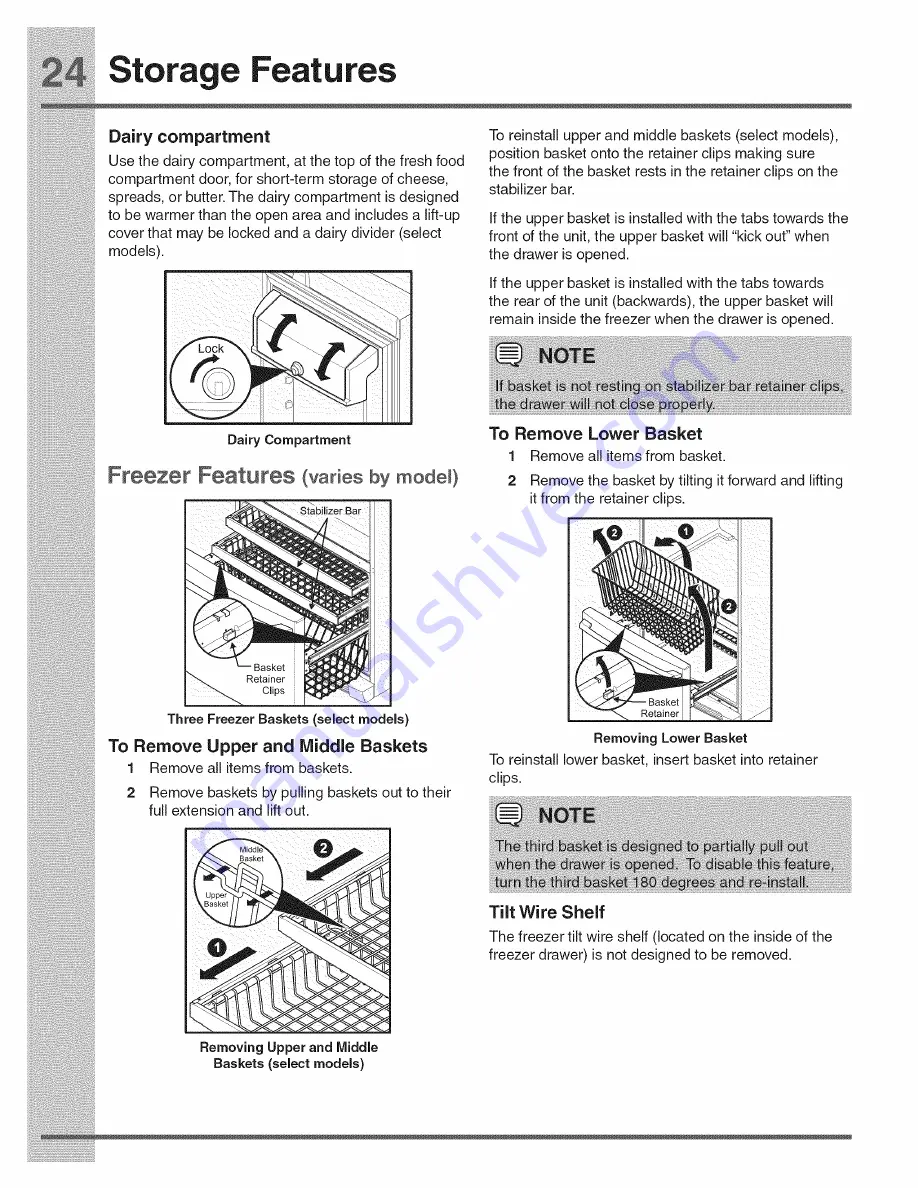 Electrolux EI23BC56IB2 Use & Care Manual Download Page 24