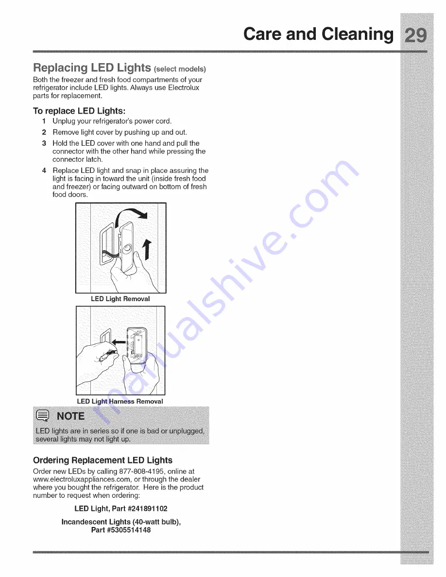 Electrolux EI23BC60KS1 Use And Care Manual Download Page 29