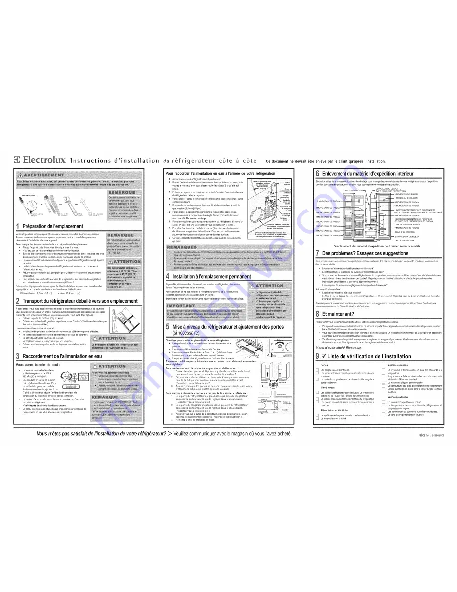 Electrolux EI23CS55GB5 Installation Instructions Download Page 3