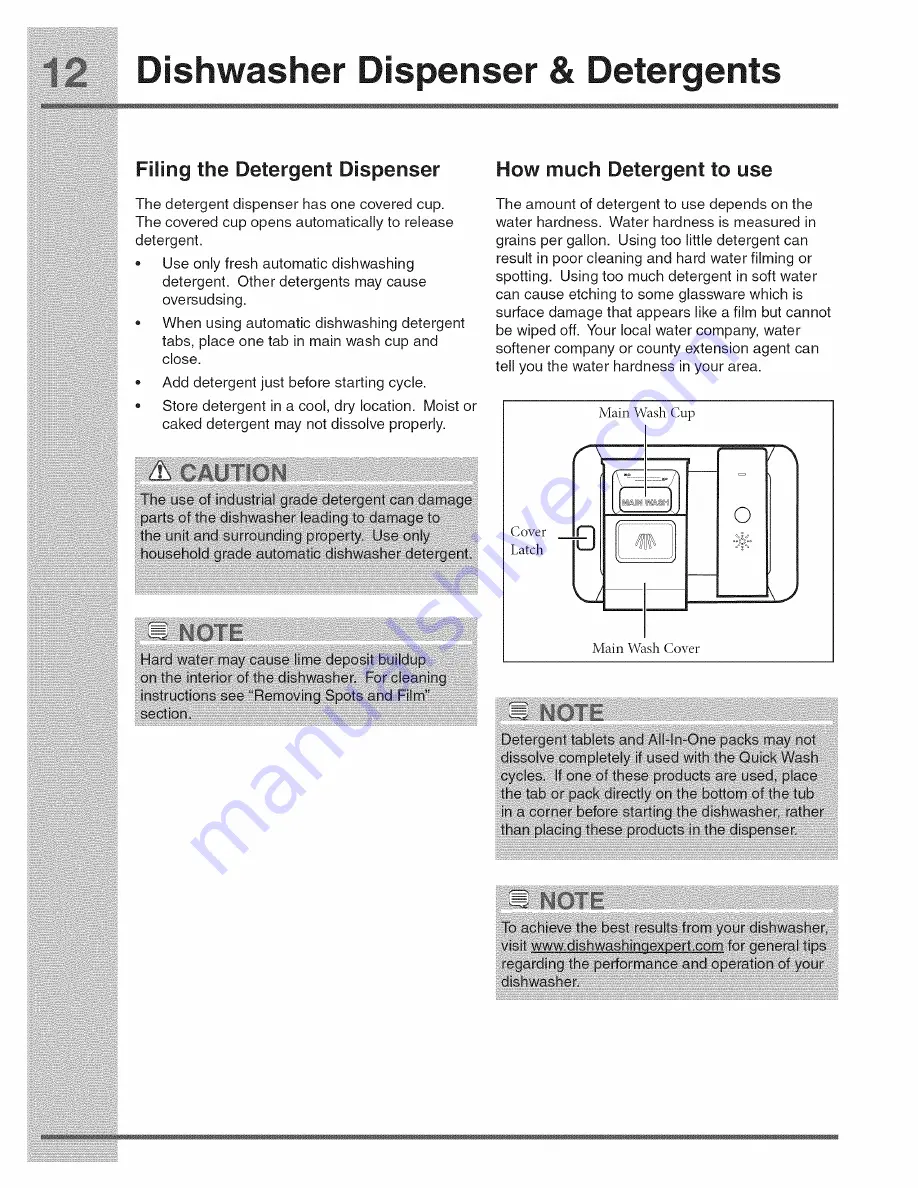 Electrolux EI24ID30QB0A Use & Care Manual Download Page 12