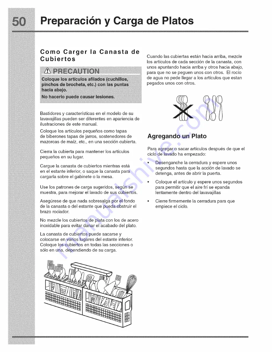 Electrolux EI24ID30QB0A Use & Care Manual Download Page 50