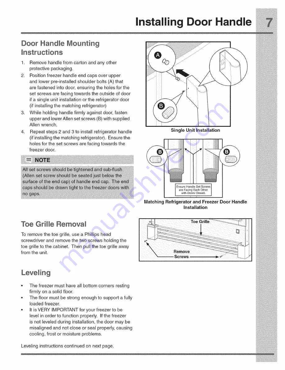 Electrolux EI32AF65JS0 Use & Care Manual Download Page 7