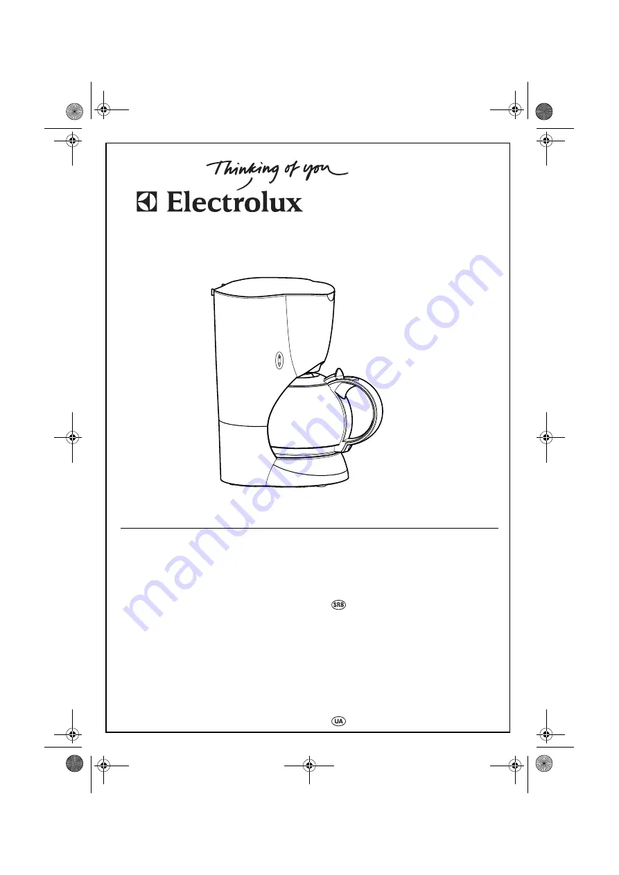 Electrolux EKF3 series Instruction Book Download Page 1