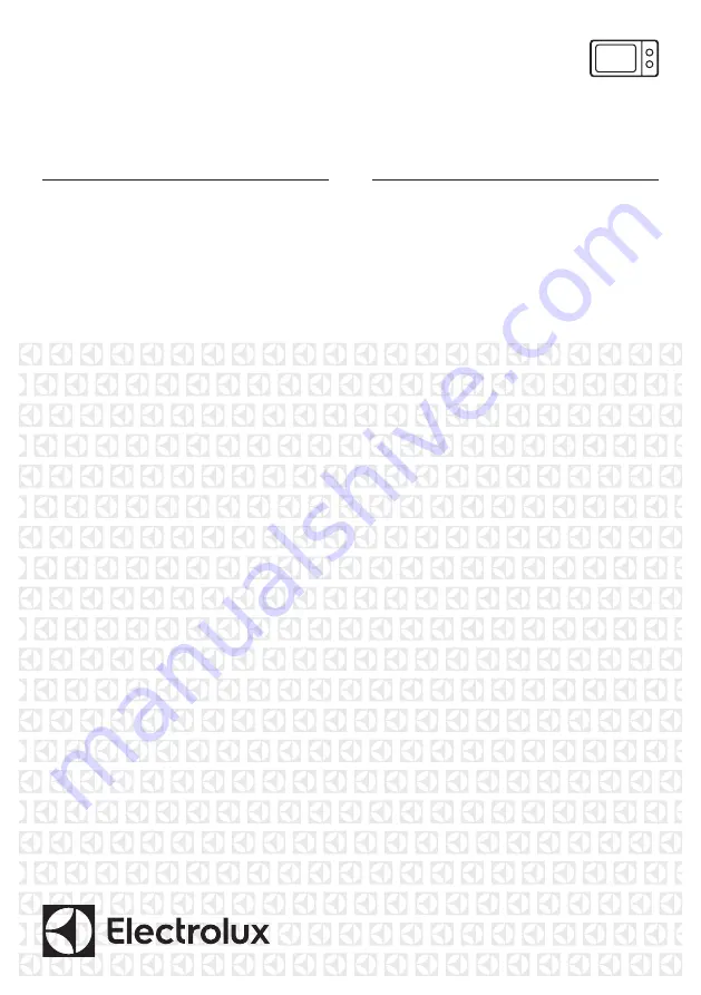 Electrolux EMT25207 User Manual Download Page 1