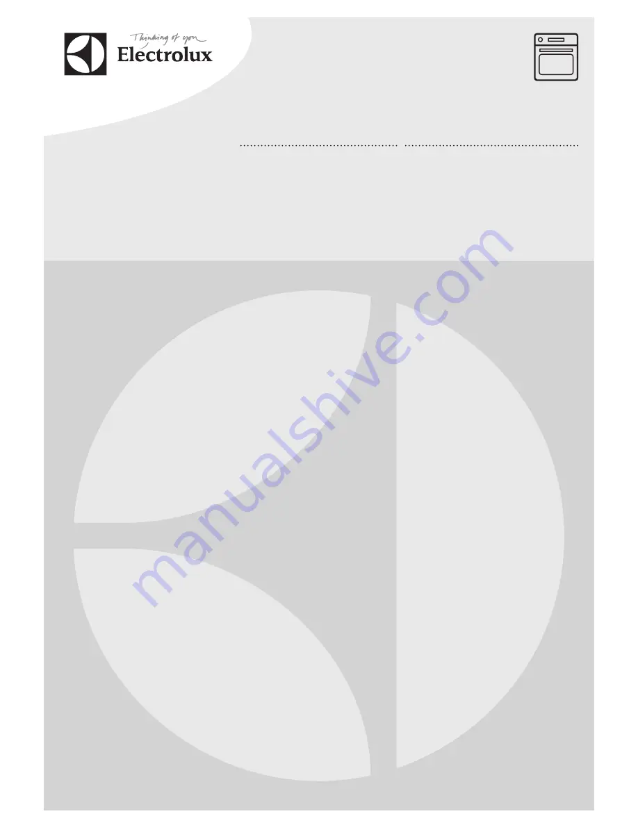 Electrolux EOB3400BOR User Manual Download Page 1