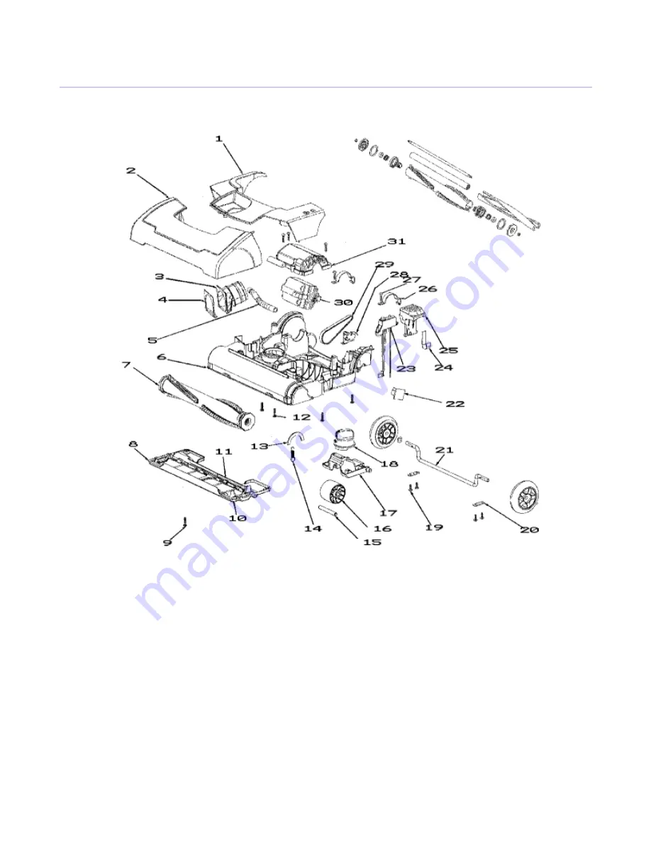 Electrolux EP9110A - Professional Duralux Upright Vacuum Cleaner Скачать руководство пользователя страница 3