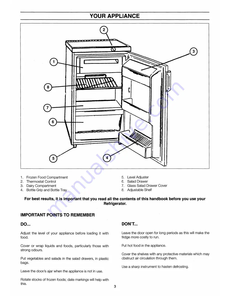 Electrolux ER 1243T Installation And Instruction Manual Download Page 4