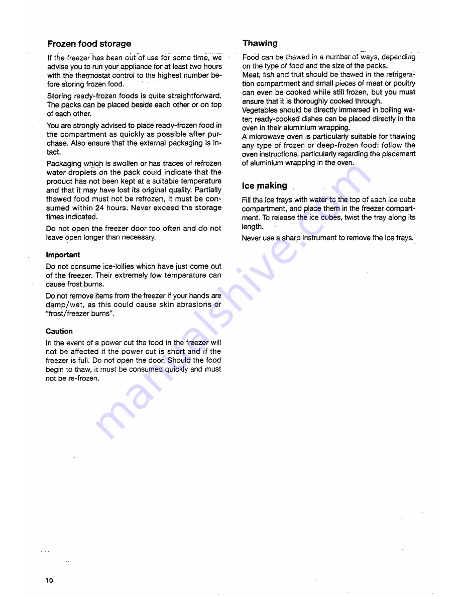 Electrolux ER 1824 D Instruction Booklet Download Page 10