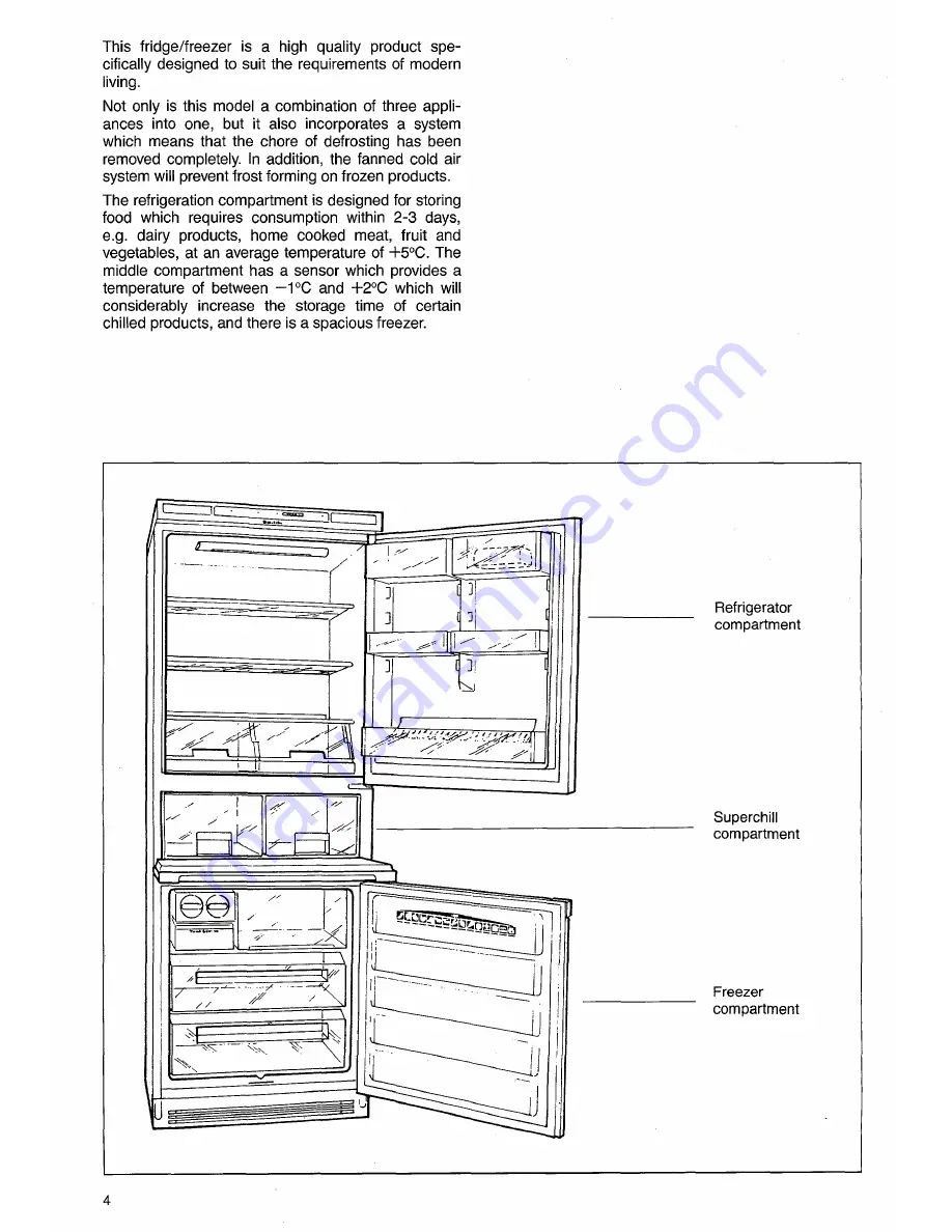 Electrolux ER 2921 H Installation And Instruction Manual Download Page 4