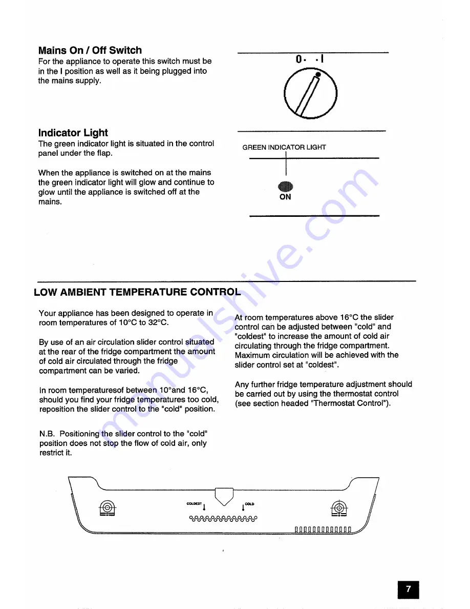 Electrolux ER 7250B Installation And Instruction Manual Download Page 7