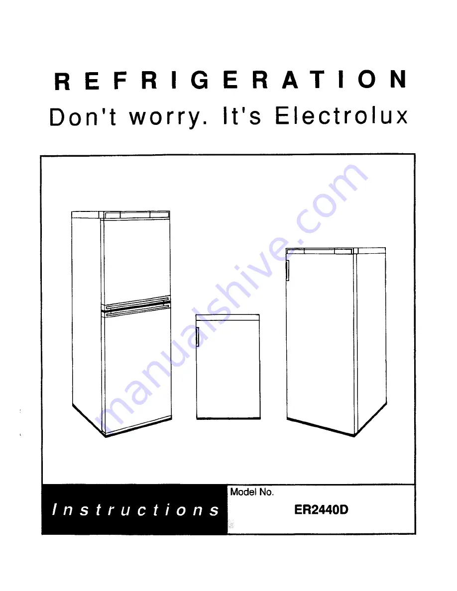 Electrolux ER2440D Instructions Manual Download Page 1