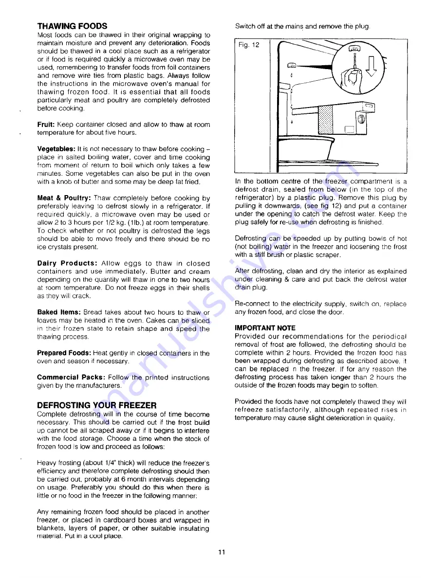 Electrolux ER2440D Instructions Manual Download Page 13