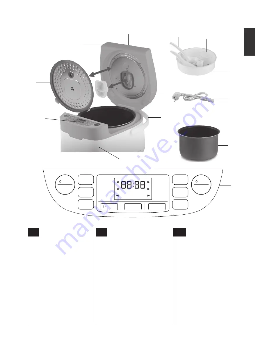 Electrolux ERC6503W Instruction Book Download Page 3