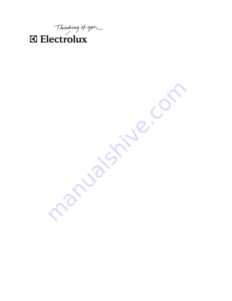 Electrolux ERE34400W Instruction Book Download Page 1