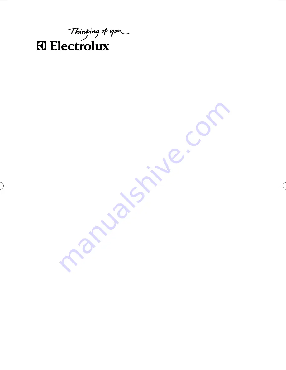 Electrolux ES I46010 User Manual Download Page 1