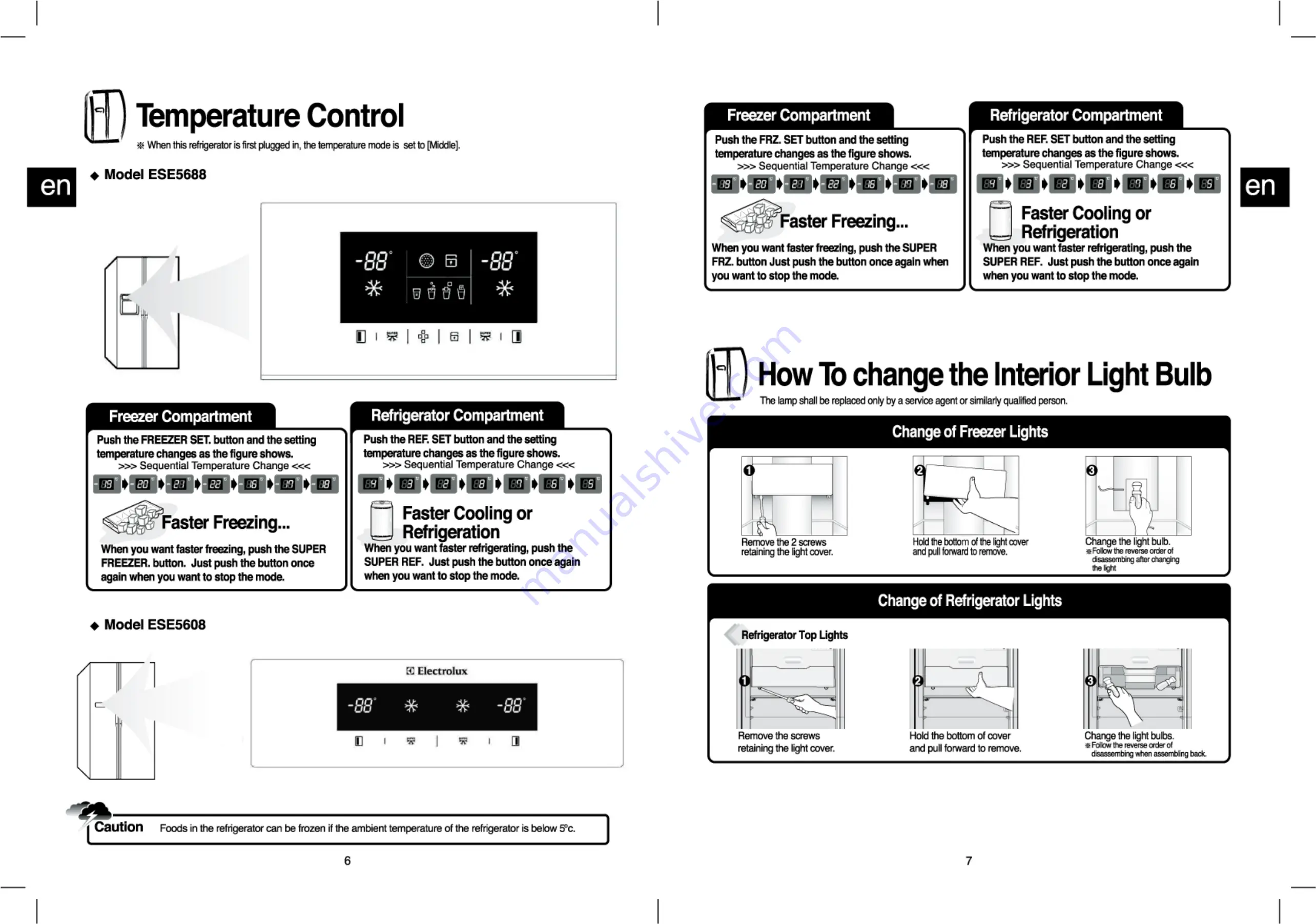 Electrolux ESE5608 User Manual Download Page 5