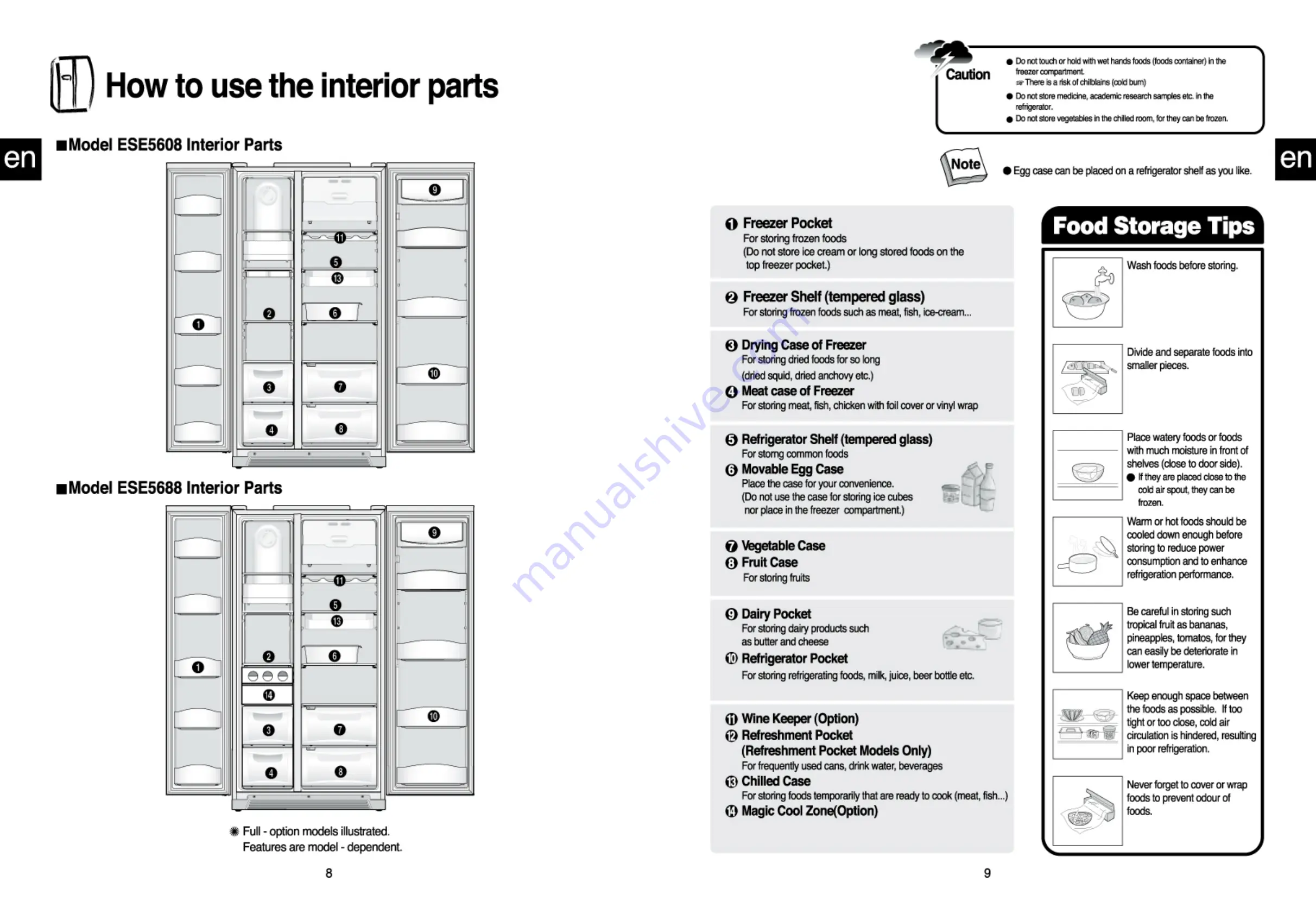 Electrolux ESE5608 User Manual Download Page 6