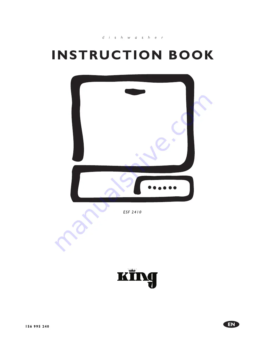 Electrolux ESF 2410 Instruction Book Download Page 1