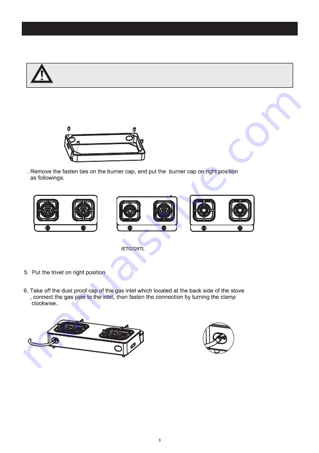 Electrolux ETG726GK User Manual Download Page 4