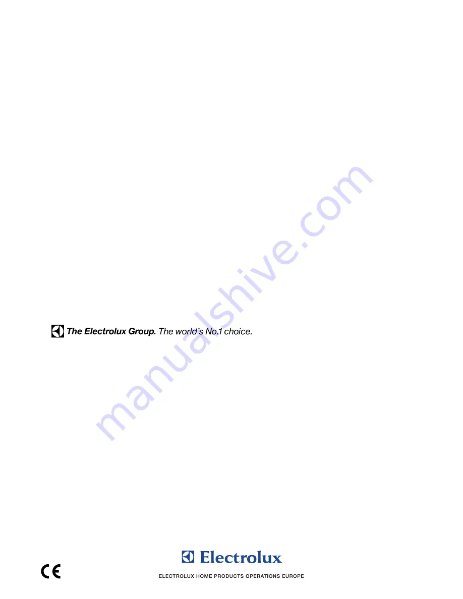 Electrolux EUF2000 Instruction Booklet Download Page 14