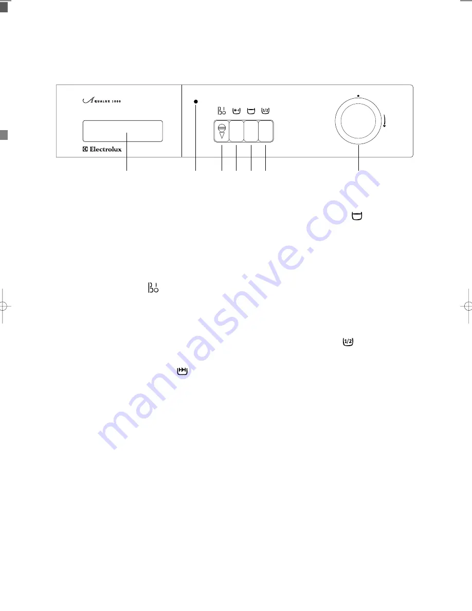 Electrolux EW 1000 I Instruction Manual Download Page 6