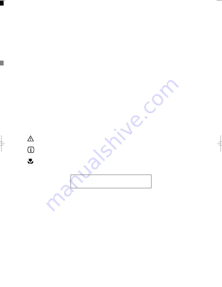 Electrolux EW 1035 F Instruction Booklet Download Page 2