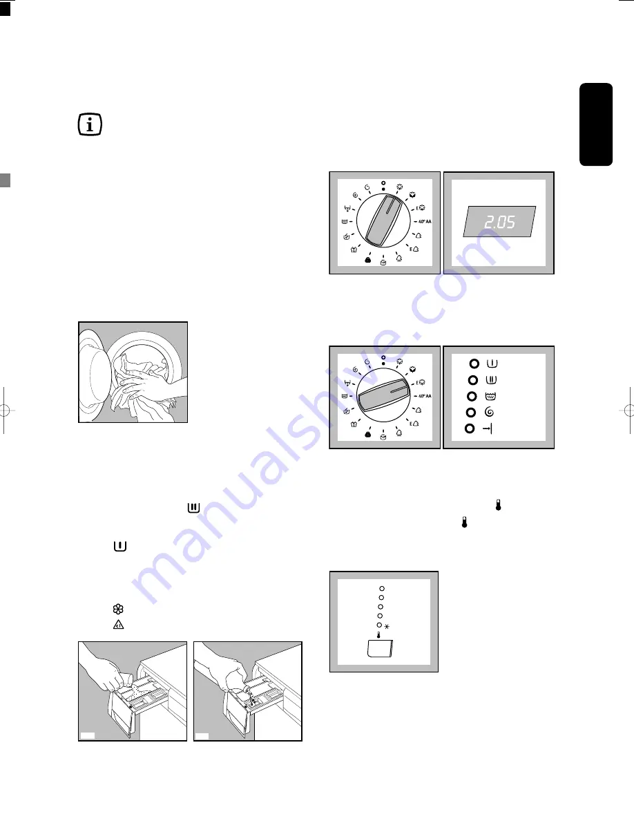 Electrolux EW 1035 F Instruction Booklet Download Page 17