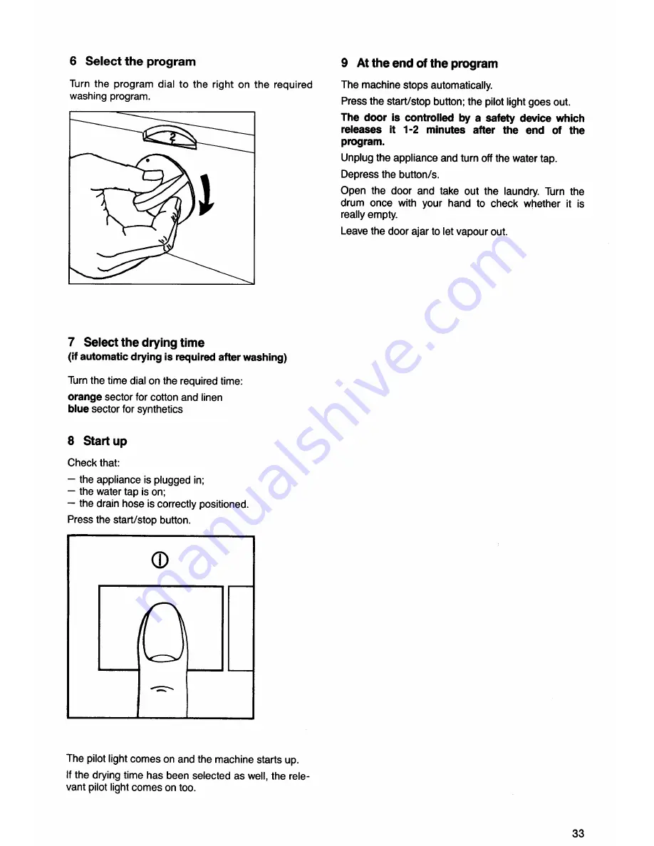 Electrolux EW 1230 W Installation And Instruction Manual Download Page 14