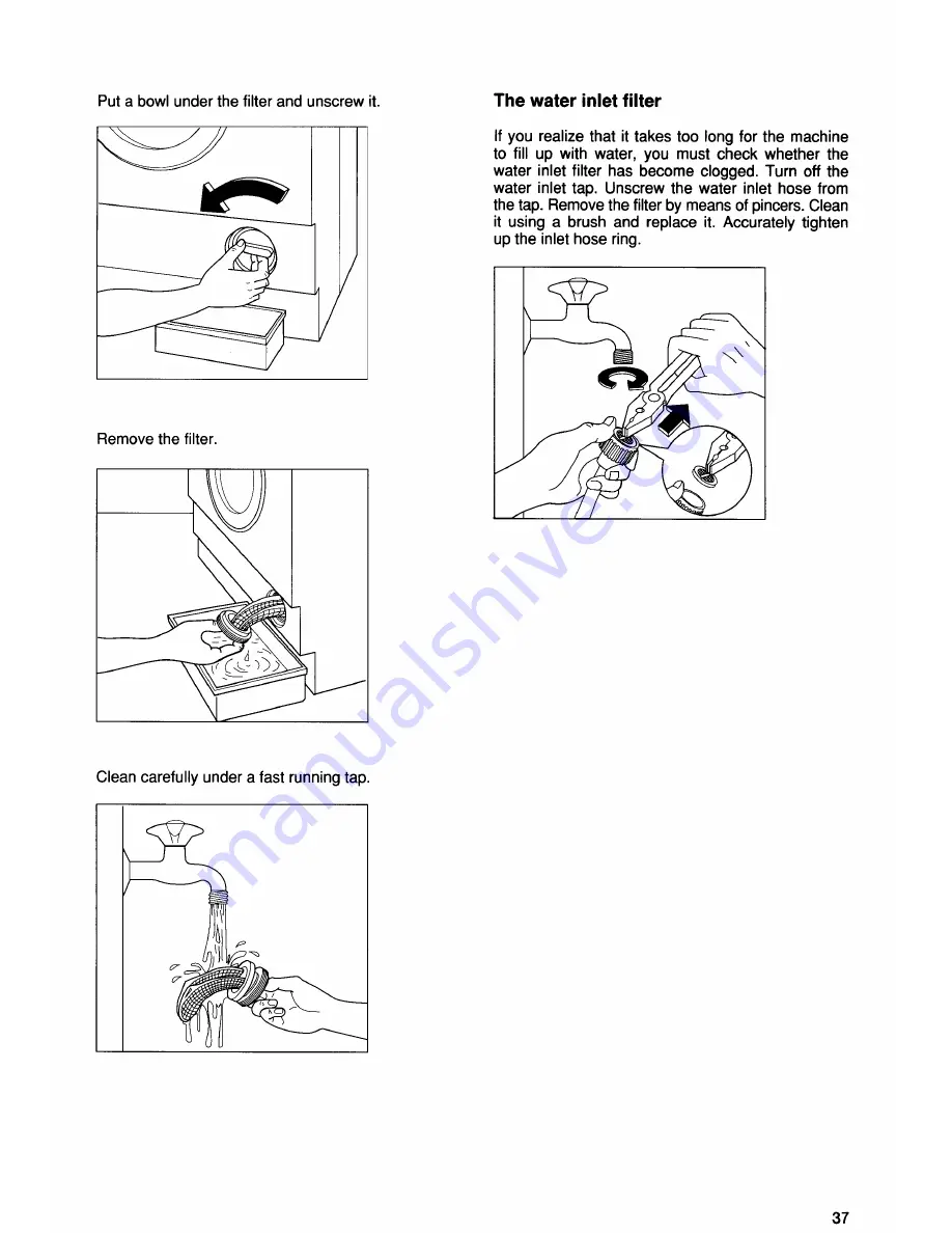 Electrolux EW 1230 W Installation And Instruction Manual Download Page 18