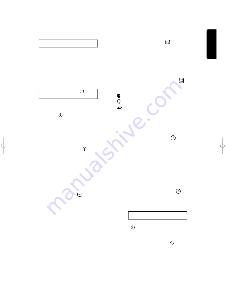 Electrolux EW 1259 W Instruction Booklet Download Page 11