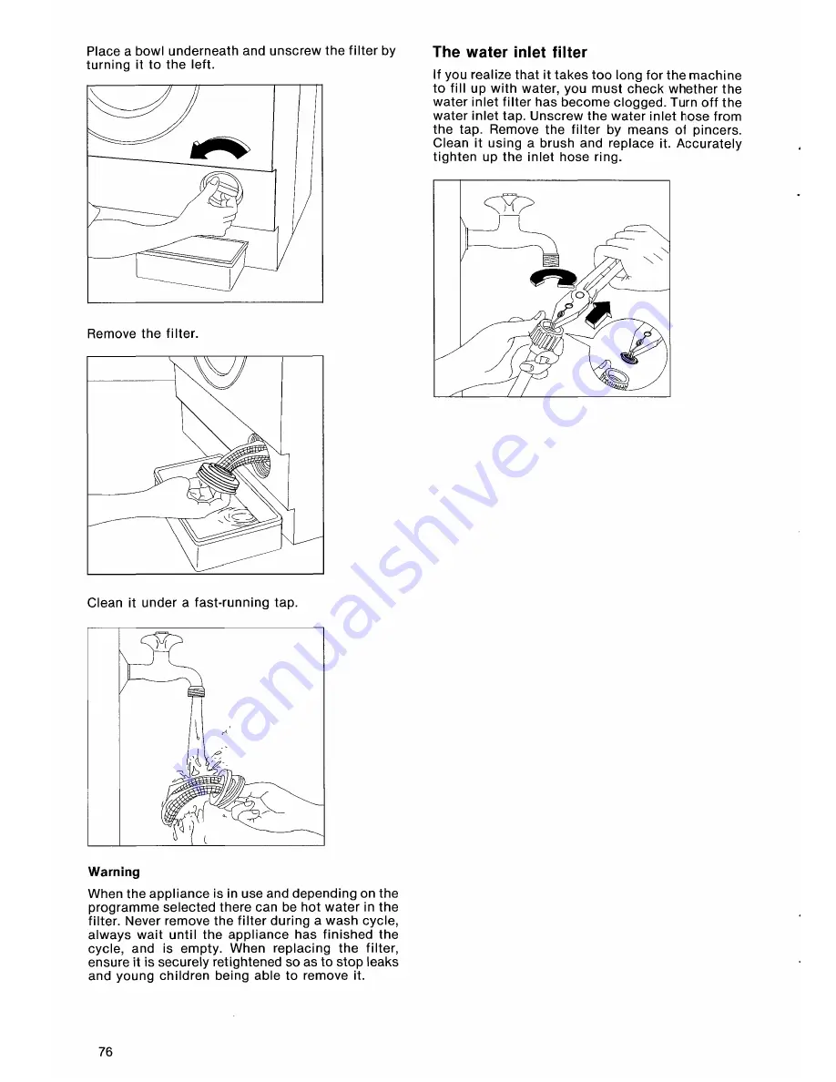 Electrolux EW 1547 F Installation And Instruction Manual Download Page 18