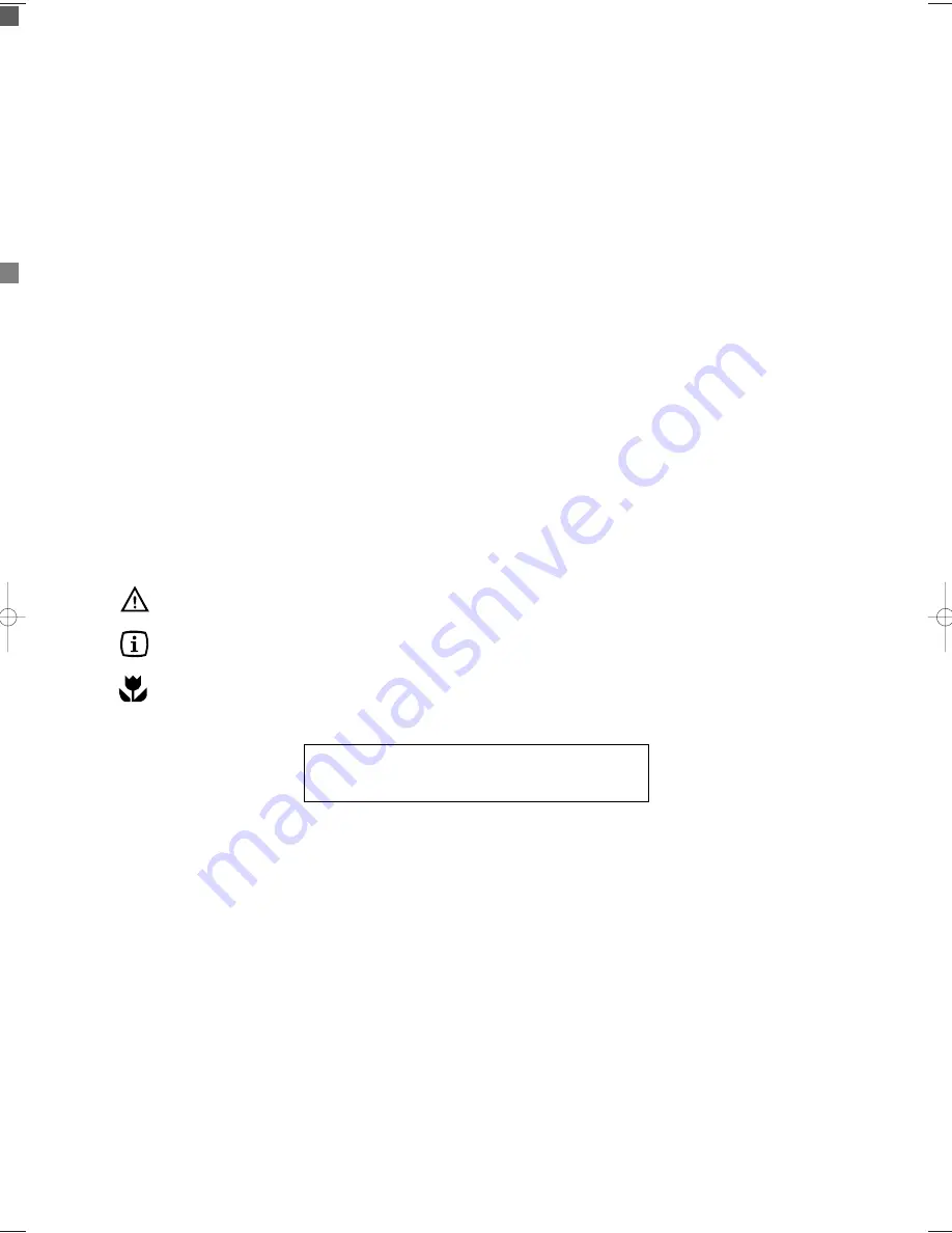 Electrolux EW 2408 F Instruction Booklet Download Page 2