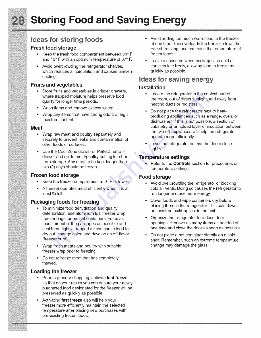 Electrolux EW23BC85KS3 Use And Care Manual Download Page 28