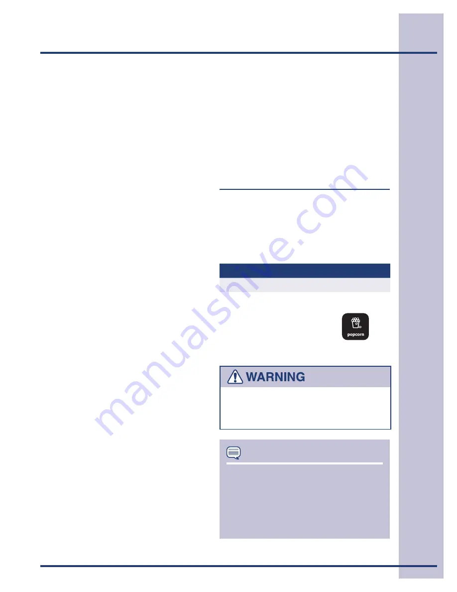 Electrolux EW27MO55H S Use And Care Manual Download Page 13